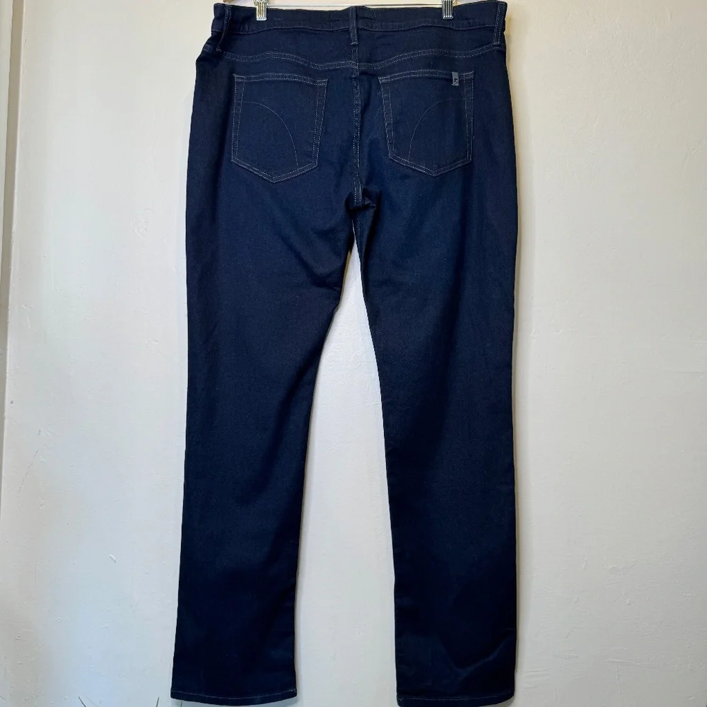 Joe's Emerson Plus Size Dark Wash Soft Stretch Denim Straight Narrow Fit Jeans